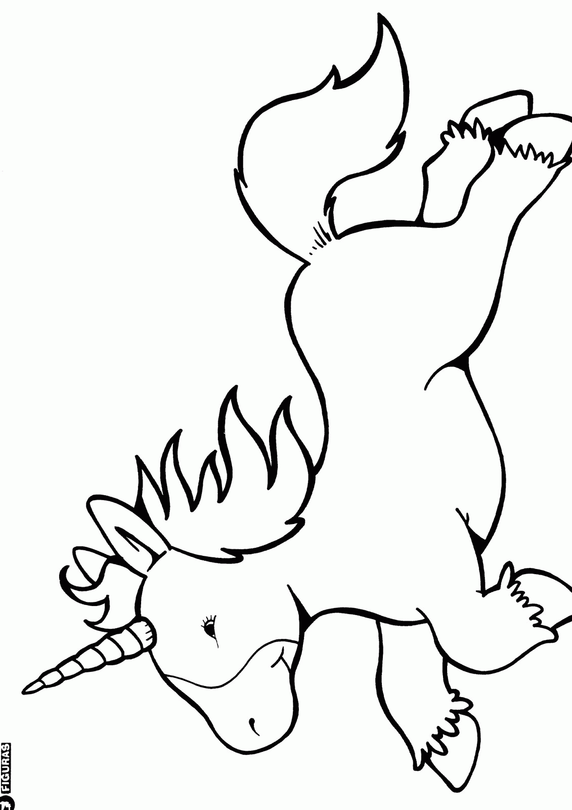 Jednorożec, pegaz kolorowanki